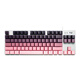 Logitech K835 Teclado mecánico Teclado de juego con cable Axis TTC 84 Teclado de la oficina Bloque de color Teclado Logitech K835 Red Axis - Día y noche Capa de teclado rosa