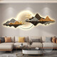 SMVP Huawei Hilink Xiaoyi Control Smart Mural Light LED LED NUEVA Decoración de sala de estar China Pintura Atmosférica Bienvenida Pine HJ-6182 Banner 120*40 cm Pintura de luz de control remoto (inserción directa
