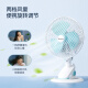 Shinee small fan desk fan/desk clip fan wall fan mini student dormitory bedside office desktop ventilation electric fan FJ7-01