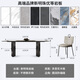 Gaode Meiju neuer Perle Lime Tisch Licht Luxus moderne einfache kleine Wohnung Haushalt Esstisch Rechteckiger Esstischstuhl Kombination 160*80 Edelstahl (neuer Perle) + Cy-724*4