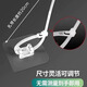 Yuyi lochfreie verstellbare Wasserrohr-Netzkabel Datenkabelschnallen Fixer Regal Anti-Fall-Line Klemmhaken 10 Packs