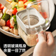 Meiya seasoning box moisture-proof seasoning jar 300ml kitchen salt seasoning quantitative sealed glass storage box