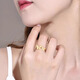 China Gold (CHINA GOLD) Butterfly Gold Ring Women's 999 Pure Gold Live Ring Birthday Gift for Girlfriend and Wife Pure Gold Butterfly Ring * Open Style Gold Weight Approximately 2.7g