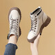 Ouya Linglong Cowhide Daddy Zapatos para mujeres 2025 Summer Nuevos zapatos para mujeres zapatillas gruesas zapatos casuales versátiles de viaje suave y suave color de café [soltero] 9913 38
