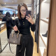 Coach (COACH) Tongma Coach Maggie Tot 24 small large size CY676 677 4. Small black 24.5*19*11.5 cm