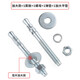 JINGGONG galvanized car repair gecko expansion screw elevator special expansion bolt pull-out bolt m6m8m10m12m16mm M6*60 (10 sets) galvanized