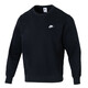 Nike (Nike) Sweinshirt Men's Clothing 2025 Spring New Sportswear Fashion Tendencia de Terry Terry Casual Top Round Neck Fn38889-010 m