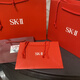 2025 high-end SK2 gift bag small medium large gift bag handbag paper bag packaging bag gift shopping bag 1 SK envelope sample bag