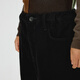 Jnby от Jnby [Thin Fleece] Jiangnan Cloth Cloth Детская одежда для стирки джинсовой ткани с прямыми брюками Осенние и зимние мальчики и девочки дети 1OAE12350 990/Джинсовая черная 150 см 150 см.