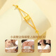 Chinese gold small waist gold bracelet for women 18k gold transfer bead bracelet birthday gift for girlfriend and wife birthday small waist 18k gold bracelet Jingsuda