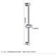 Lyle Shidan shower lift rod shower head bracket holder bath handheld shower head sliding wall base LD723