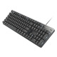 Logitech K845 Mechanische Tastatur Kabel gezeugt Gaming Keyboard Office Tastatur 104-Taste Klempner DIY Keycap E-Sports Chicken Eating Holiday Geschenk K845 Blue Achse-Ghost Walker