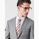 Por creaciones Cypress Pure Wool Suit Jacket for Men High-End Slim Business Single West Commuting Professe Formal Suit informal Gray 44