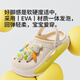 Pig Dad Children's Slippers Girls 'Hole Shoes Summer Home Interior Non-Slip Medium et Grands Children's Boys portent des pantoufles à l'extérieur de 36