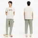 Semir casual pants men's 2025 summer drawstring loose tapered pants versatile elastic waist trousers outdoor 109325127107