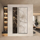 Ideologische moderne Eingangsdekorationsmalerei Zusammenfassung einfache Linien Zwei Figurenkupplungen Hängende Gemälde vertikale Version Leichte Luxus -Vordertür -Korridor Mural Q0549 30*18060*180 Vorschlagen etwa 1,5 Meter Wand