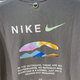 
NIKE Nike Men's Short Sleeve Summer New JUST DOIT Breathable Cotton Half Sleeve Sports and Casual Round Neck T-shirt HF6172-053 Gray XL