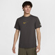
Nike (NIKE) official HYVERSE DRI-FIT men's sun protection quick-drying short-sleeved top summer T-shirt HV4882 299 medium gray/desert moss green/silver XS