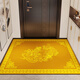 
High-end Diatom mud water-absorbing floor mat entrance door high-quality golden feng shui quick-drying foot mat carpet Baifu Fuzhen-Golden-12159 50*80cm [Upgraded Diatom mud]
