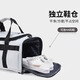 Pull back travel backpack large capacity backpack men's multifunctional school bag leisure sports travel mountaineering bag women's gray gray 70L