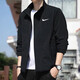 Nike Suit's Men's Spring New Running Training Stand Collar veste veste de veste de sport mince tissée DM6620-011 / DRI-FIT / Single Veste S