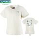 YONEX2025 new Yonex badminton uniform quick-dry short-sleeved men and women T-shirts environmentally friendly series sports tops 16833 women 16835CR ice beige L
