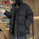 
Yalu autumn and winter new cotton coat men's small cotton jacket down cotton jacket loose bread jacket versatile collar warm jacket 1266 black XL (recommended 145-165Jin [Jin equals 0.5 kg])