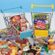 Juke Mini Concierge Simulation kleine Supermarktregal-Getränke Food Snacks kleine Gegenstände Kinderhaus spielen Spielzeuggeschenke Deluxe 107-teilig Set-Girls-Stil [exquisite Geschenktüten