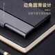 Reverse business men's business card holder for men's stainless steel leather business card box portable card metal storage box business card box 1 hidden blue [litchi pattern] metal mirror