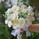 Fleurs de mariage dilanmu tenant la mariée tenant des photos de mariage tulipes obtenant un certificat simulation fleurs photo accessoires
