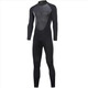 Shi Xishuo 3.5mm long-sleeved warm wetsuit men's one-piece sun protection waterproof female snorkeling suit surfing cold-proof swimming wetsuit classic one-piece black L size 110-125Jin Jin is equal to 0.5 kg