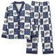 睡衣女款春秋季纯棉长袖和服学生大码套装夏天冬开衫家居 ZW1289 L (建议95115斤)