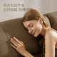 Gu Jia Home Furnishing (KUKA) Government Subsidy 0 Wall-Back Italian Light Luxury Electric Leather Free Living Function Sofa Head Layer Cowhide Living Room 6219 [Latte Coffee] Three-person right electric free lying left