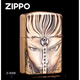 ZIPPO打火机/哪吒2黄铜双面雕刻盔甲紫铜镶嵌DY9902FD