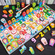 
Yusenyi children's digital building block assembly toys baby 1-2 weeks, 3 years old, 5 boys and girls use brains and early education intelligence puzzle color box model - five-in-one binary board