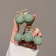 Tang Funi Summer Green Pearl Clip Women's Half-tied Hair Clip on the Back of the Head Short Hair Hair Clip Small Hair Volume High-end Shark Clip Small Clamp