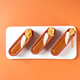 
XMSJ6 lightning puff mousse silicone mold French pastry strip middle groove decorative baking mold 6 groove 1047