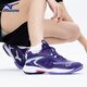 Mizuno (MIZUNO) WAVE CLAW Eagle Claw 3 professional badminton shoes for men and women, competition-specific shoes, lightweight shock-absorbing anti-slip sports shoes, first size purple WAVE CLAW NEO 3 25 years new product 42 =270mm
