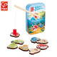 HAPE POCKET TOY PORTABLE FACTABLE Changement de pêche Boîte de jeu pour les jouets pour enfants pour garçons et filles, box de jeu de football du bout des doigts