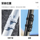 WestBiking bicycle water bottle cage conversion seat mountain bike punch-free water cup holder fixed frame general bicycle equipment black + black and blue water bottle cage