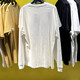 Adidas Clover Langarm T-Shirt Herren 2025 Sommer New Sportswear Round Hals Lose lässiger Pullover IA4877 JM7271 XS