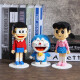 BALODY Doraemon building blocks tiny particles Dingdang cat Big bear Shizuka children assembled boy and girl June 1st gift 16230 Doraemon 1047pcs-Send white round