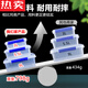 Jet Yunmao German imported quality plastic fresh-keeping box commercial kitchen storage box transparent thickened rectangular buckle refrigerator micro 9928 logo box: 52*37*2329000ml