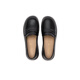 Red Dragonfly Leap Moon Women's Singles Shoes 25 Spring Leather Shoes Round toe Middle-aged and Elderly Casual Mother Shoes WJB15810 Black 38