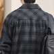 Kuraishi Kazuki Kuraishi Kazuki trendy brand high-end casual plaid jacket men's spring and autumn velvet loose long-sleeved shirt top Gray XL Recommended weight 140-160