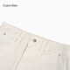 Calvin KleinJeans 25 spring and summer new women's trendy retro sexy hot girl ck cotton A-line denim skirt 47B728G RG3-denim white S 27