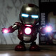 
Superb electric singing and dancing Iron Man robot toys children boys baby 0-1 year old 2 girls baby 3 boys dancing little pepper robot gift box set 4 songs upgraded charging version + 3 rechargeable batteries + screwdriver