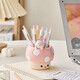 Creative and cute and interesting resin pen holder storage box student desktop small children boy and girl cartoon decoration ornaments resin fun mushroom pen holder-Panda