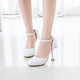 Ye Yu 12 years old cute princess children's sandals girls sandals 10 years old 11 years old girls high heels high stiletto heels super high heels pink 6cm heel 28 / suitable for feet 19cm long