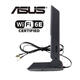 华硕b660 b760 z690 z790 Z890 WiFi6e WiFi7蓝牙磁吸天线 易拆 华硕wifi7快插天线 黑色天线接